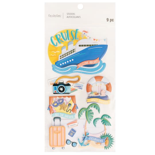 Cruise Dimensional Stickers by Recollections™